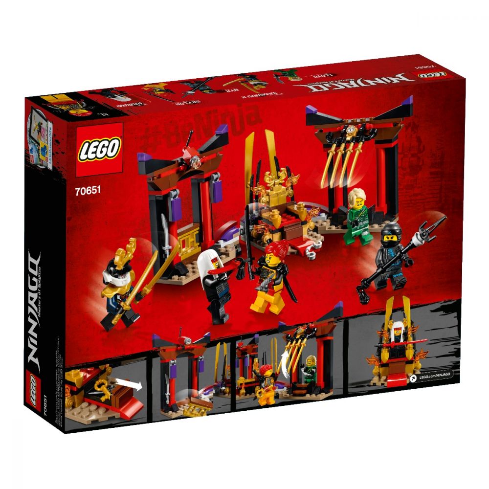 LEGO® NINJAGO® - Confruntarea din sala tronului (70651)