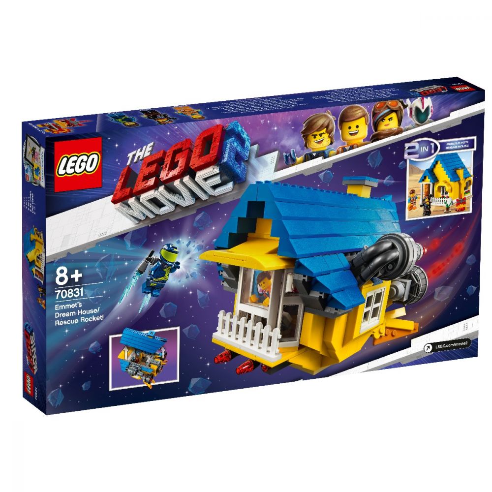 LEGO® Movie - Casa de vis a lui Emmet / Racheta de salvare (70831)