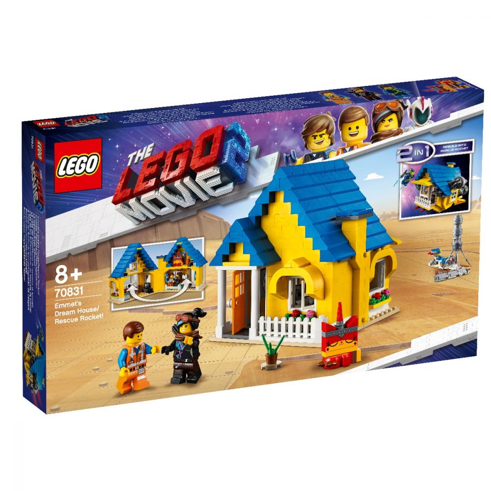 LEGO® Movie - Casa de vis a lui Emmet / Racheta de salvare (70831)