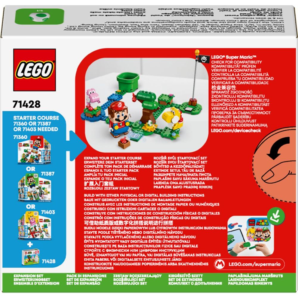 LEGO® Super Mario - Set de extindere padurea minunata cu oul lui Yoshi (71428)