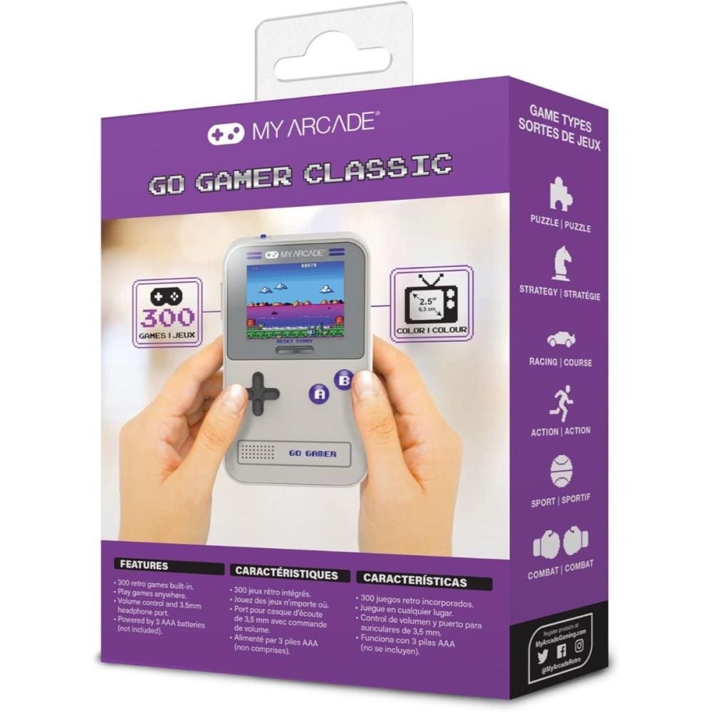 Consola portabila, My Arcade, Go Gamer Clasic, Mov | Noriel