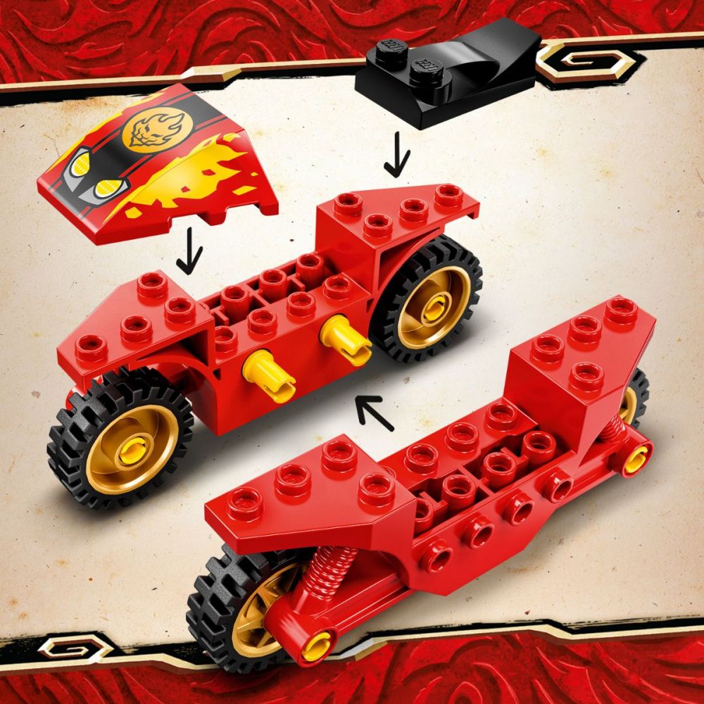 LEGO® Ninjago - Motocicleta Blade a lui Kai (71734)