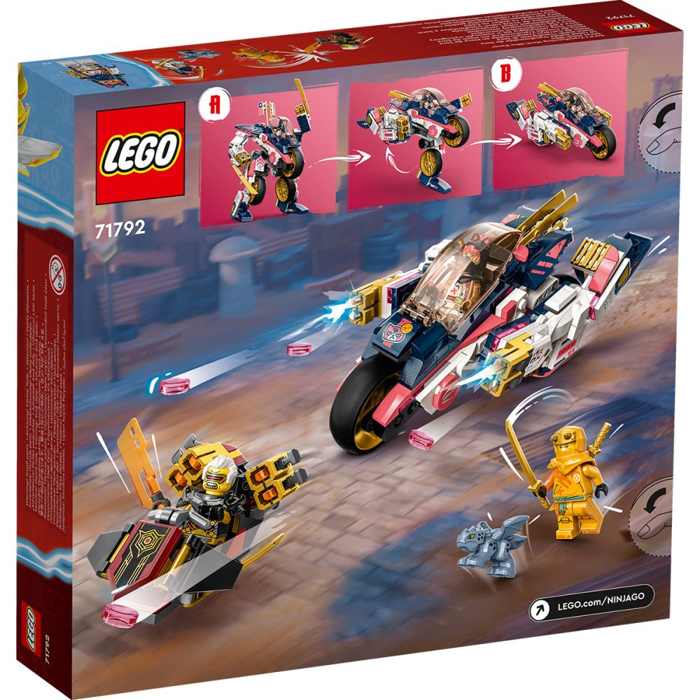 LEGO® Ninjago - Motocicleta de viteza robot transformator a Sorei (71792)