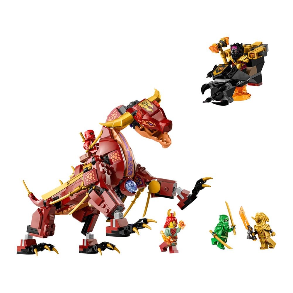 LEGO® Ninjago - Dragonul de lava transformator cu val de caldura (71793)