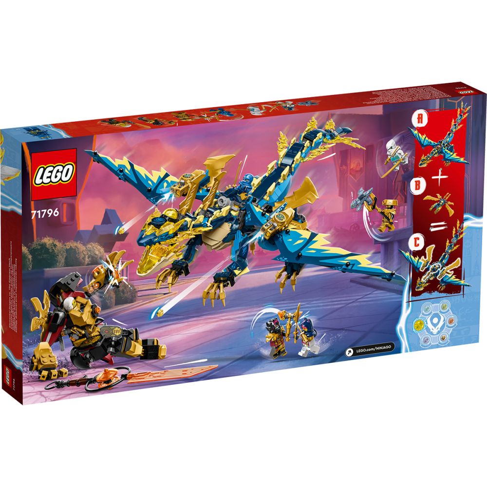 LEGO® Ninjago - Dragonul Stihie vs robotul imparatesei (71796)