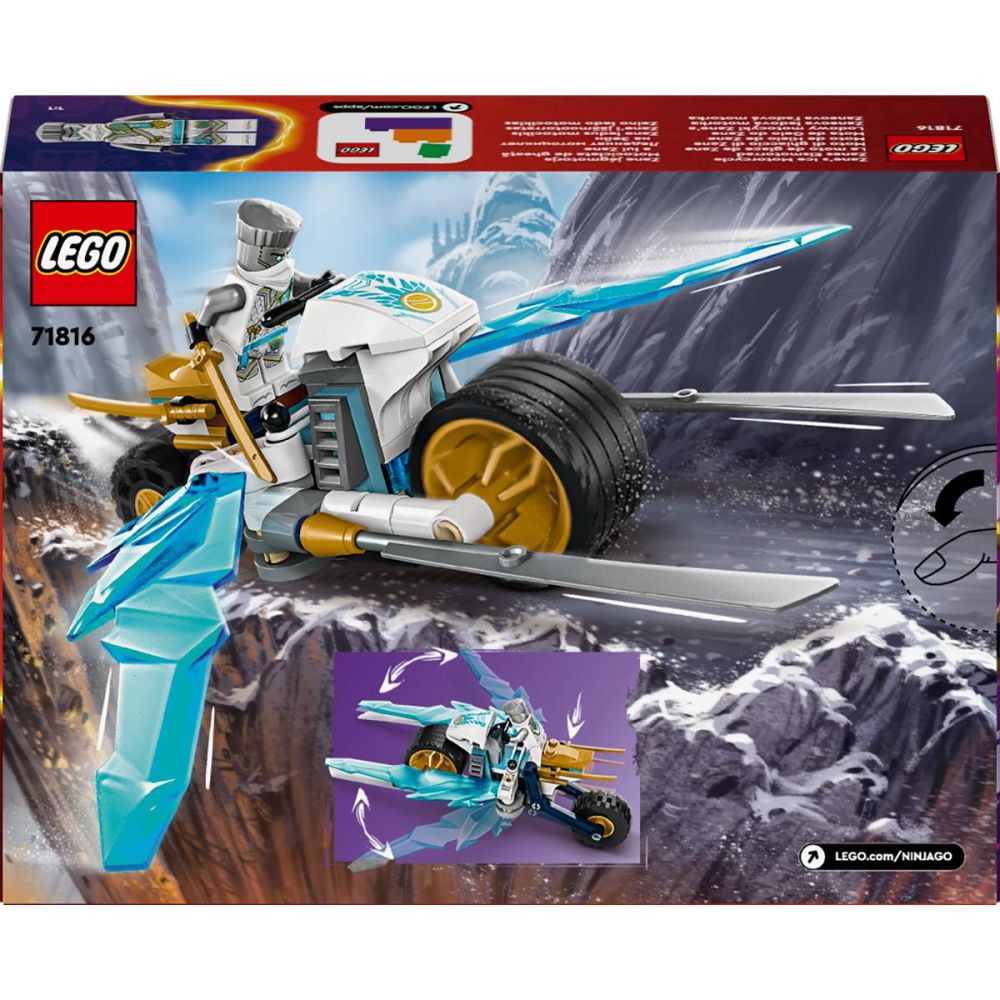 LEGO® Ninjago - Motocicleta de gheata a lui Zane (71816)