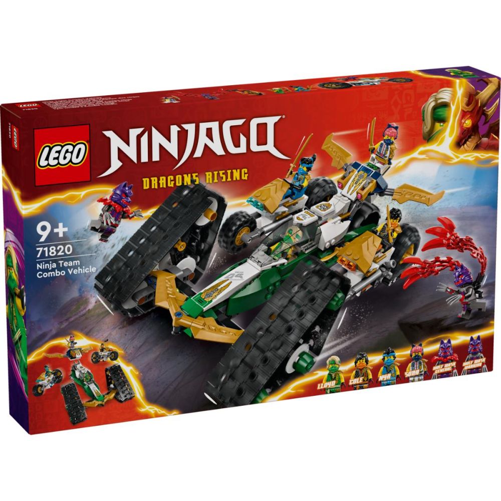 LEGO® Ninjago - Vehicul combinat al echipei Ninja (71820) | Noriel