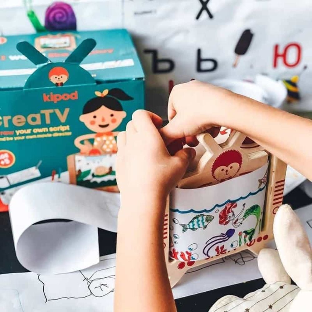 Set creativ pentru realizat povesti si benzi desenate, Kipod, Crea TV