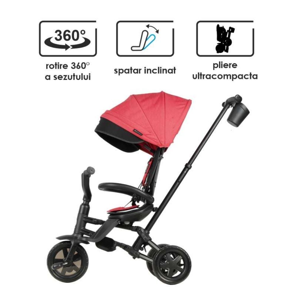 Tricicleta ultrapliabila, Qplay Nova Niello, Rosu
