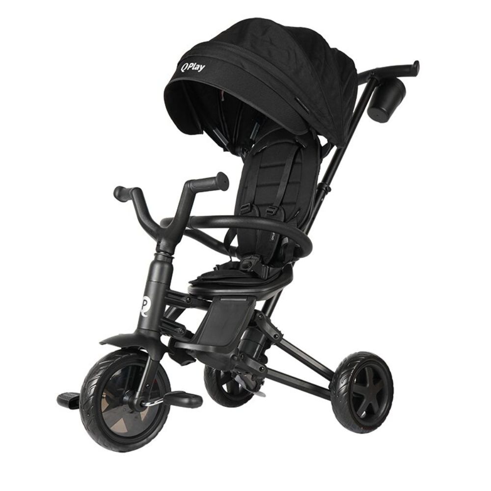 Tricicleta ultrapliabila, Qplay Nova Niello, Negru