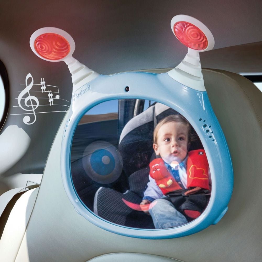Oglinda muzicala auto pentru supraveghere copil, Benbat, Oly, Albastru