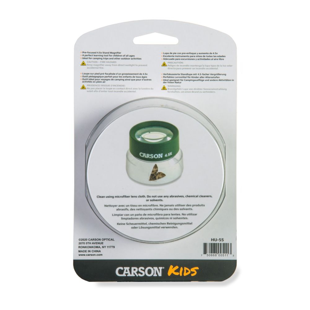 Lupa cu suport, Carson, marire 4.5x, BugLoupe
