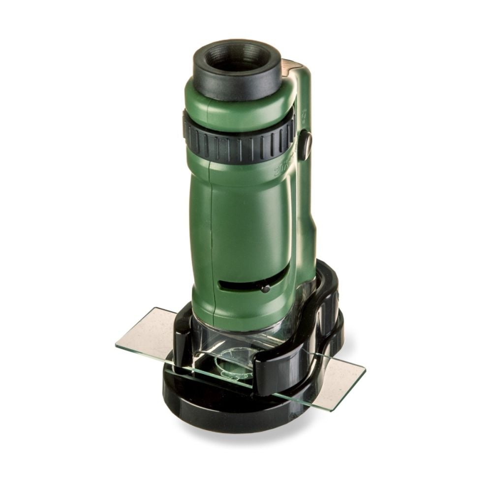 Microscop de buzunar cu LED, Carson, marire 20x-40x, MicroBrite