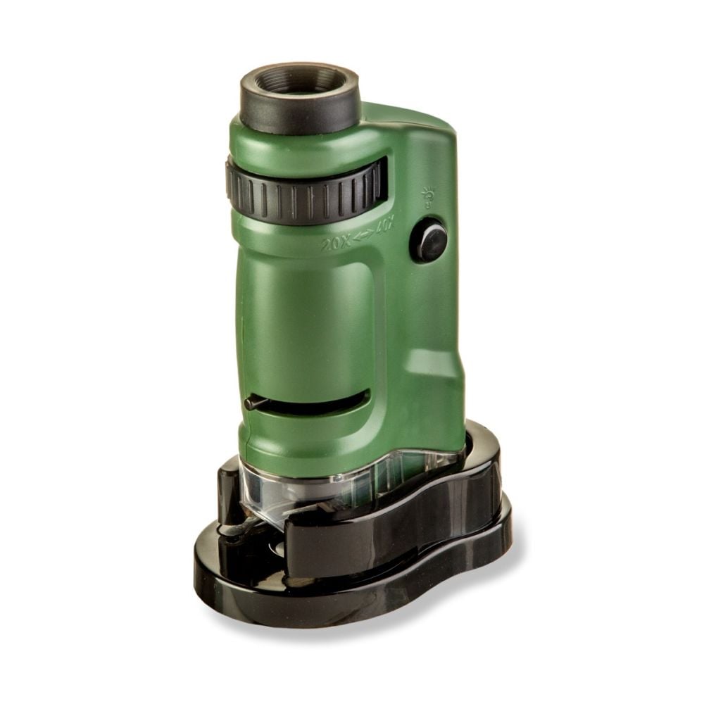 Microscop de buzunar cu LED, Carson, marire 20x-40x, MicroBrite