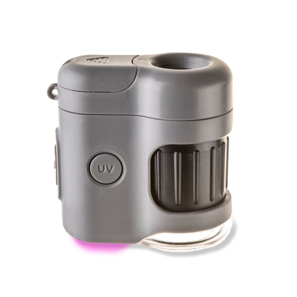 Microscop de buzunar cu adaptor pentru smartphone, Carson, marire 20x, MicroMini