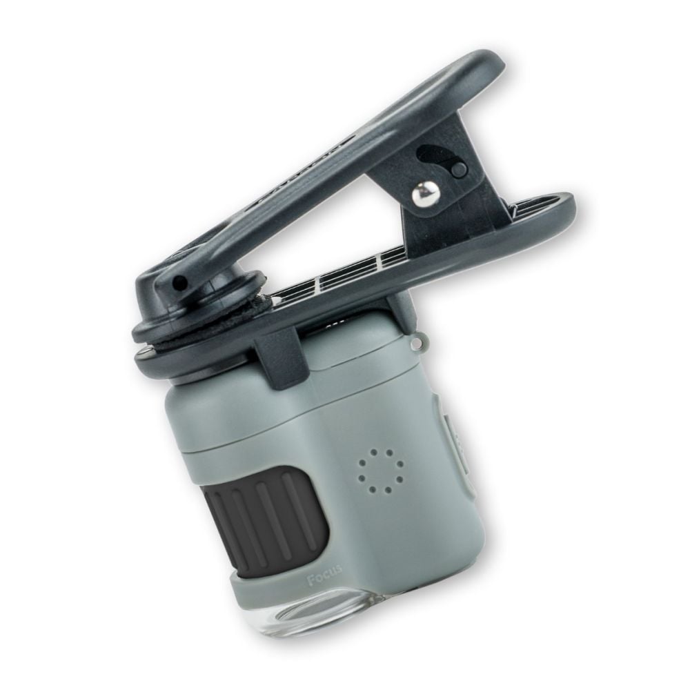 Microscop de buzunar cu adaptor pentru smartphone, Carson, marire 20x, MicroMini