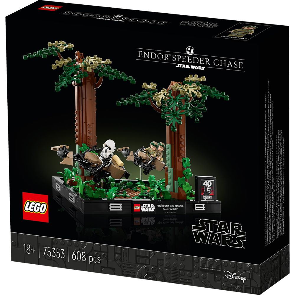 LEGO® Star Wars - Diorama Urmarire cu speederul pe Endor™ (75353)