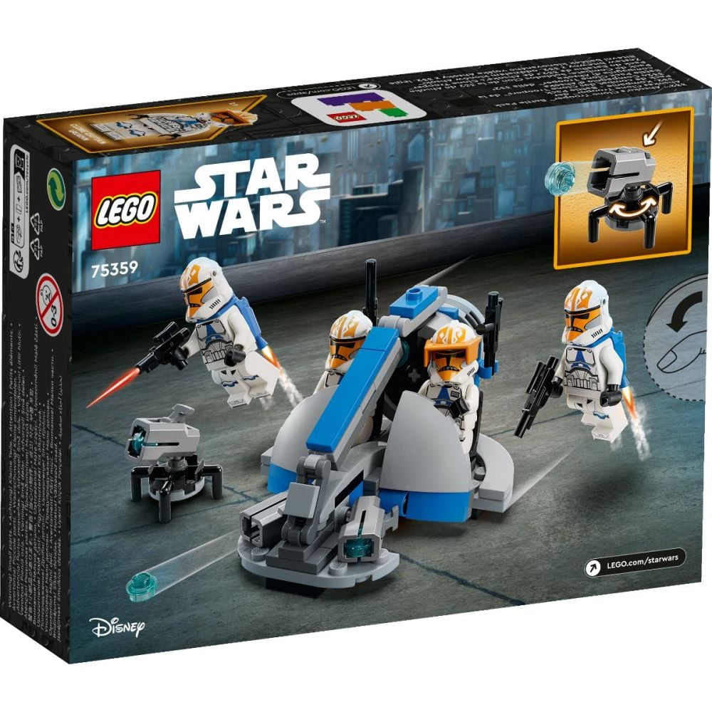 LEGO® Star Wars - Pachet de lupta Clone Trooper™ al lui Ahsoka™ din Compania 332 (75359)