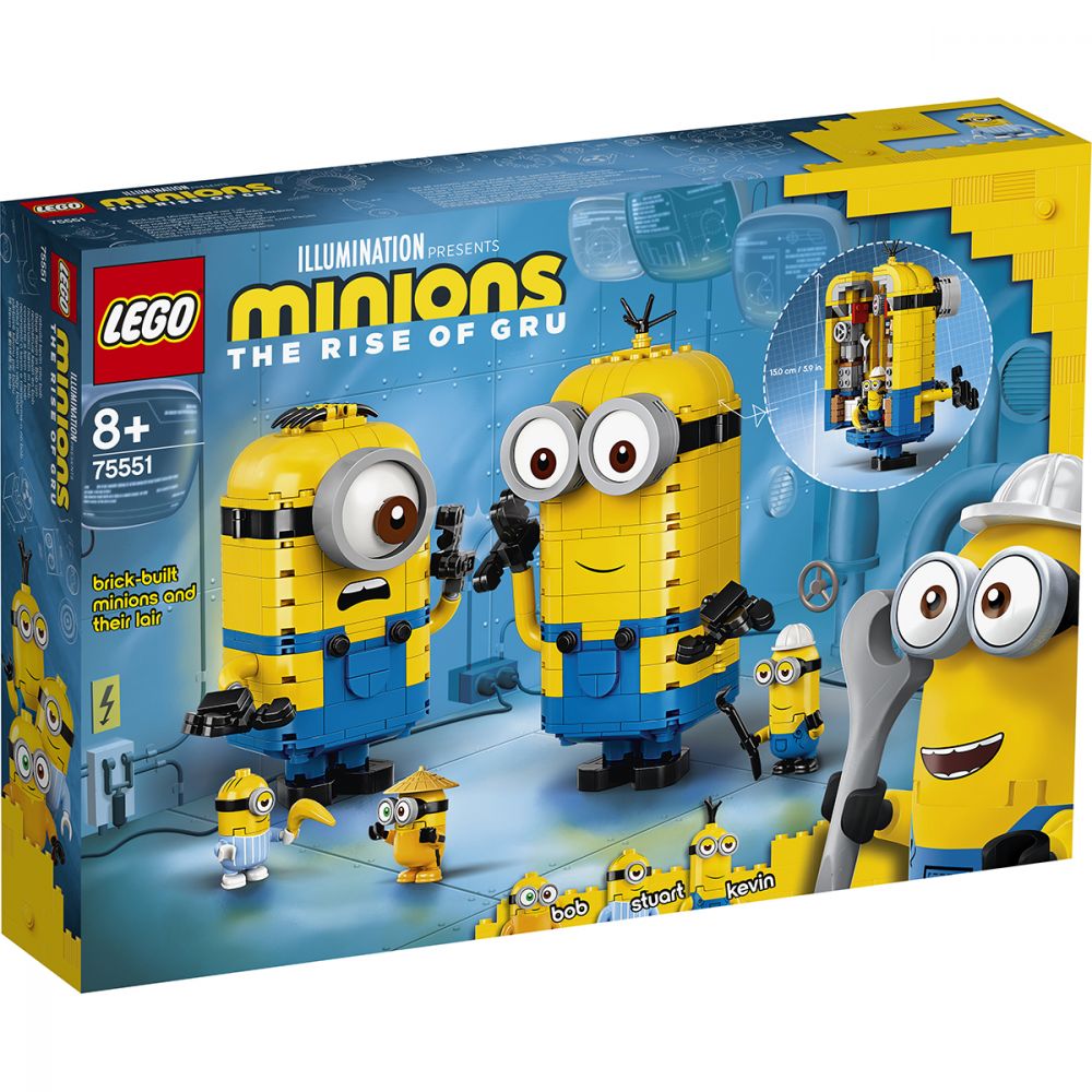 LEGO® Minions - Figurine Minioni din caramizi (75551)