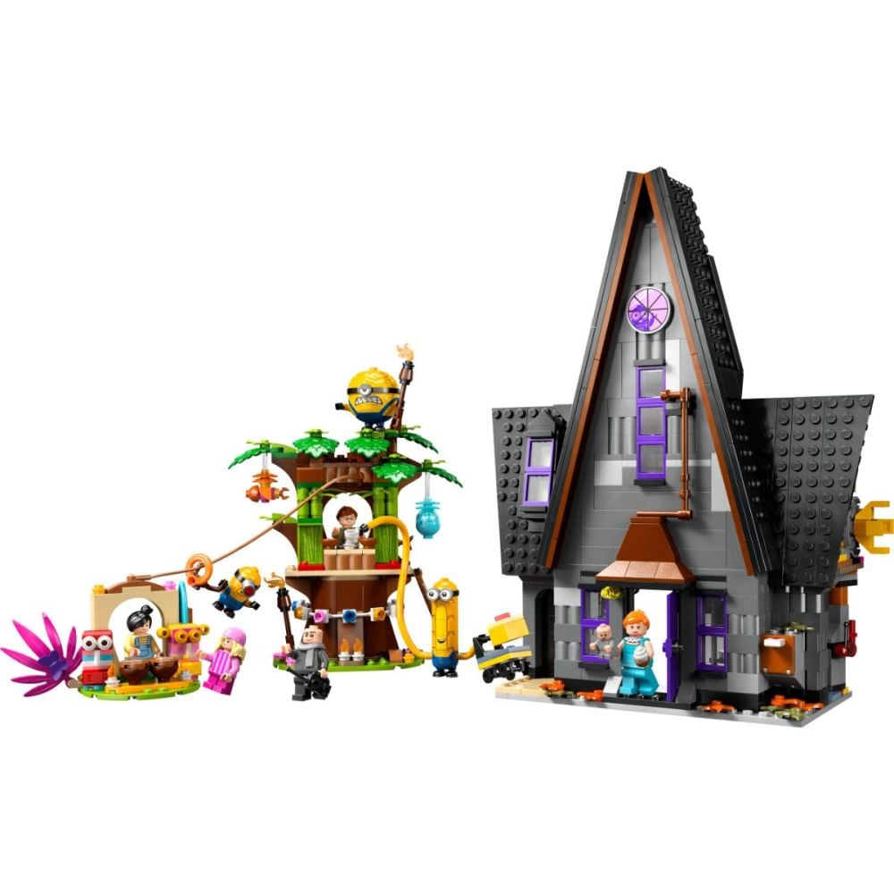 LEGO® Despicable Me - Resedinta de familie a lui Gru si a Minionilor (75583)