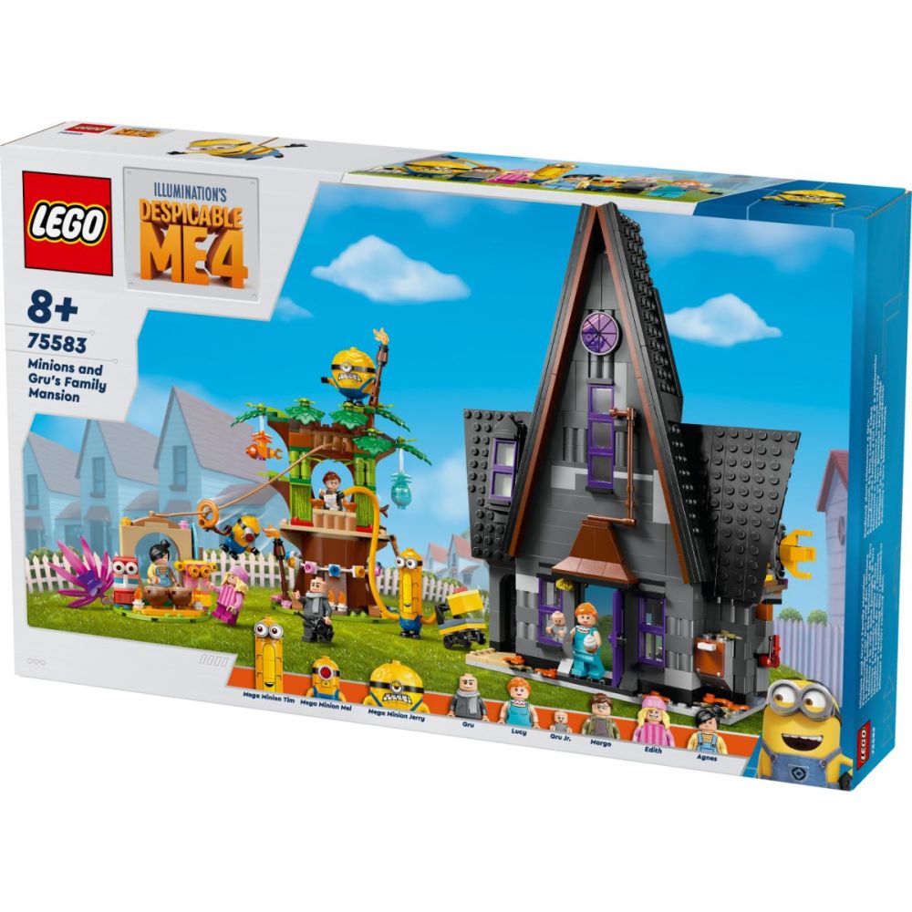 LEGO® Despicable Me - Resedinta de familie a lui Gru si a Minionilor (75583)