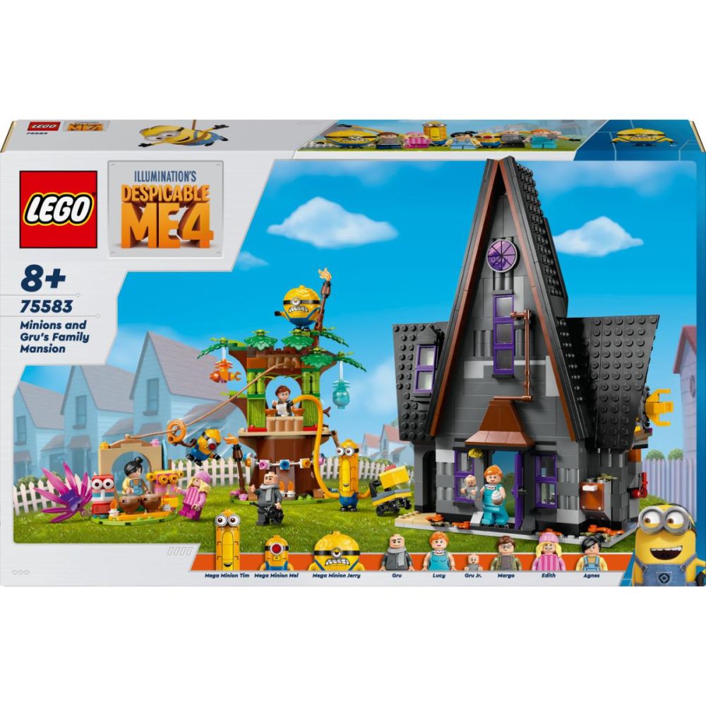 LEGO® Despicable Me - Resedinta de familie a lui Gru si a Minionilor (75583)