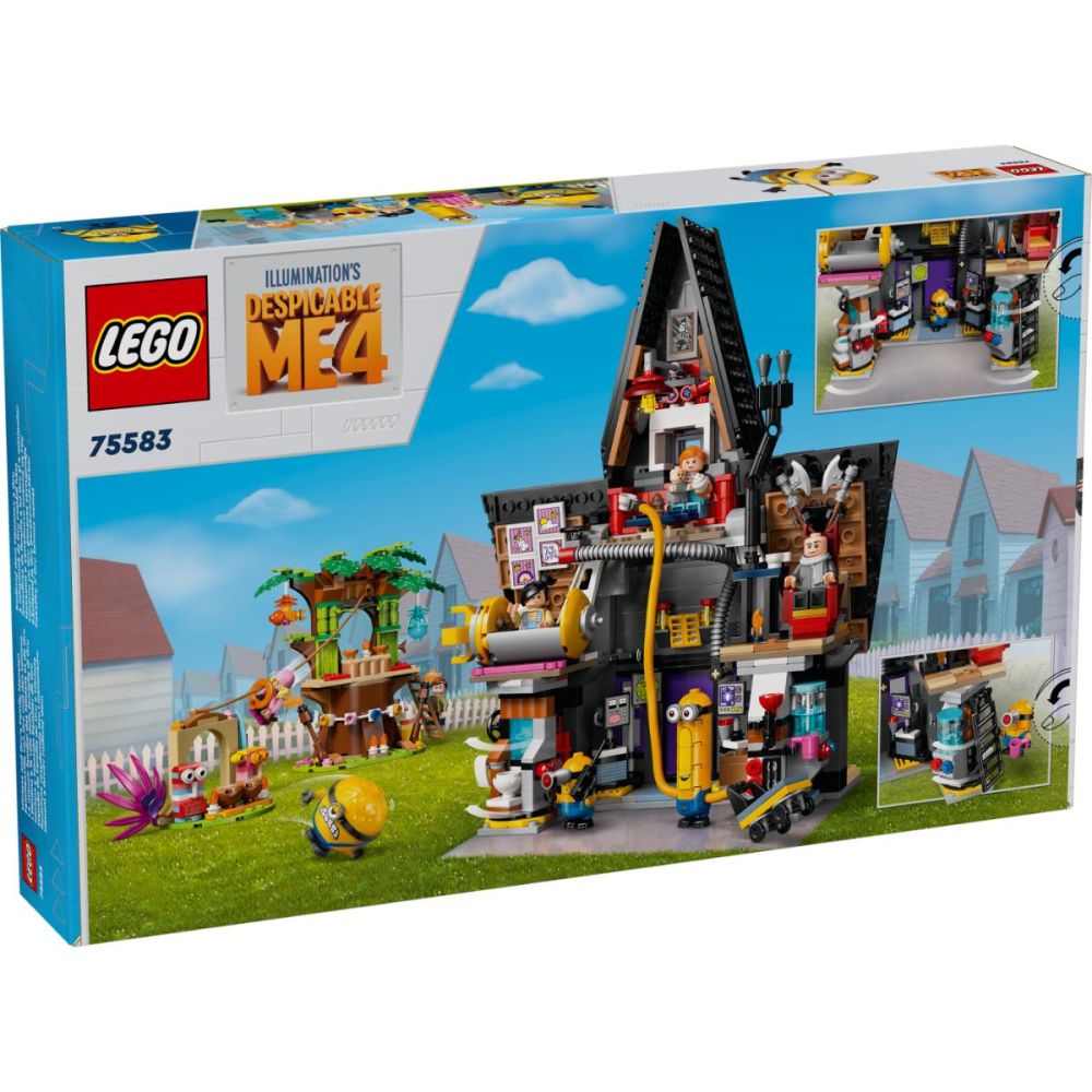LEGO® Despicable Me - Resedinta de familie a lui Gru si a Minionilor (75583)