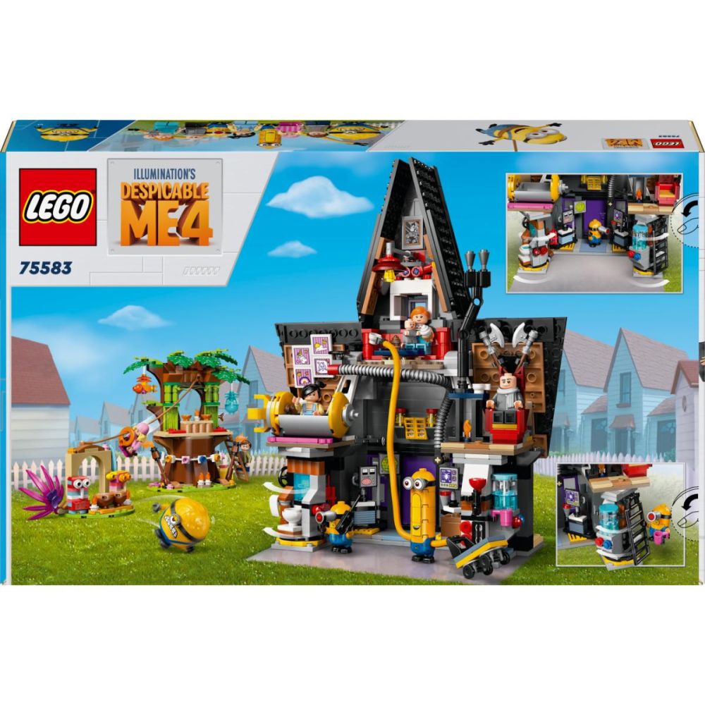 LEGO® Despicable Me - Resedinta de familie a lui Gru si a Minionilor (75583)