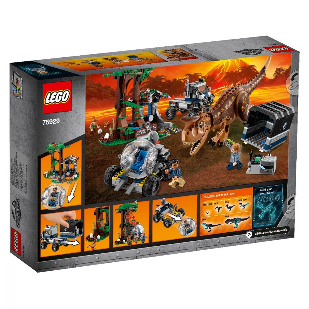 LEGO® Jurassic World - Evadarea Carnotaurus Gyrosphere (75929)