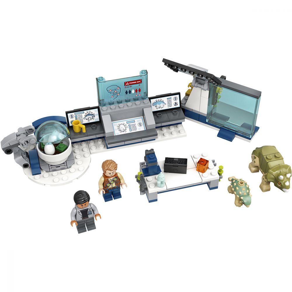 LEGO® Jurassic World - Laboratorul Dr. Wu: evadarea puilor de dinozaur (75939)