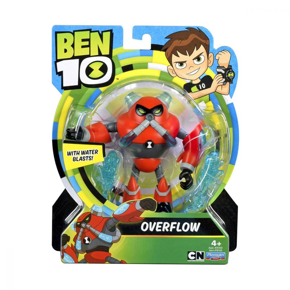 Figurina Ben 10 - Overflow, 12cm