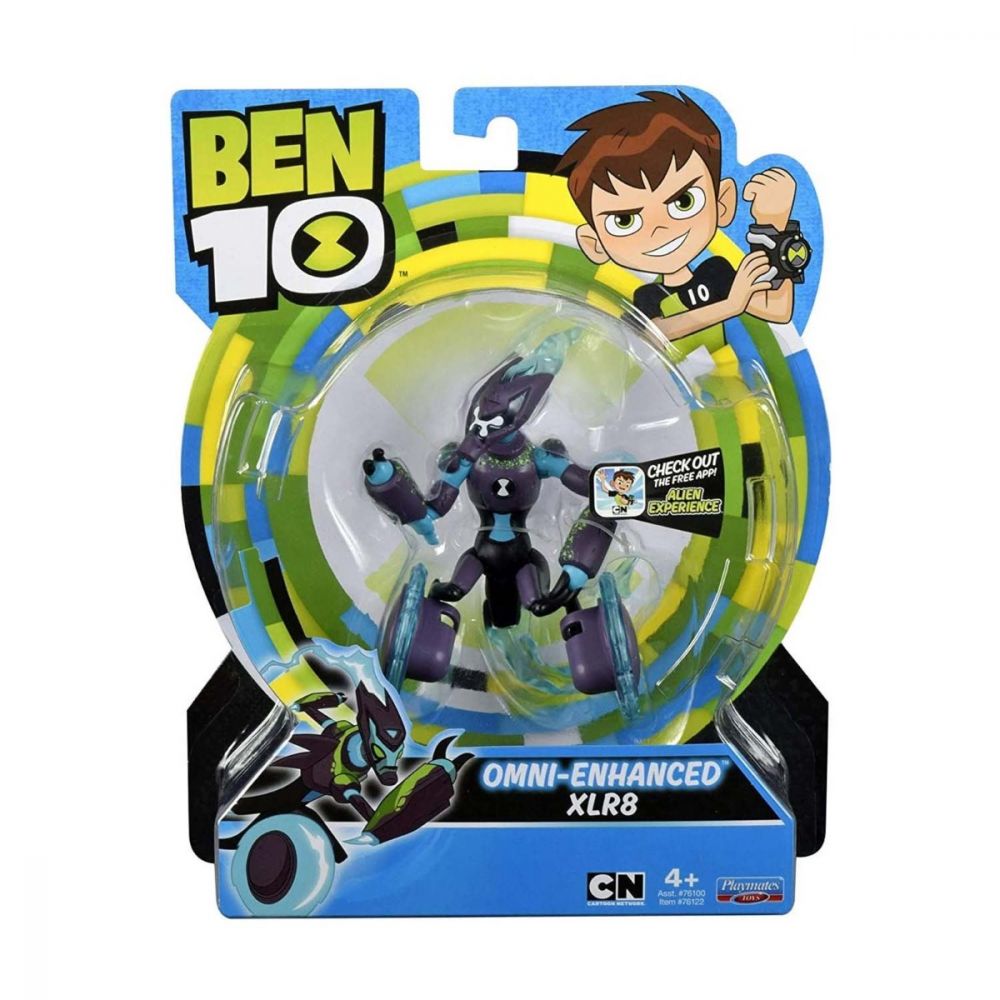 Figurina Ben 10, XLR8 Omni Enhanced, 76122, 12 cm
