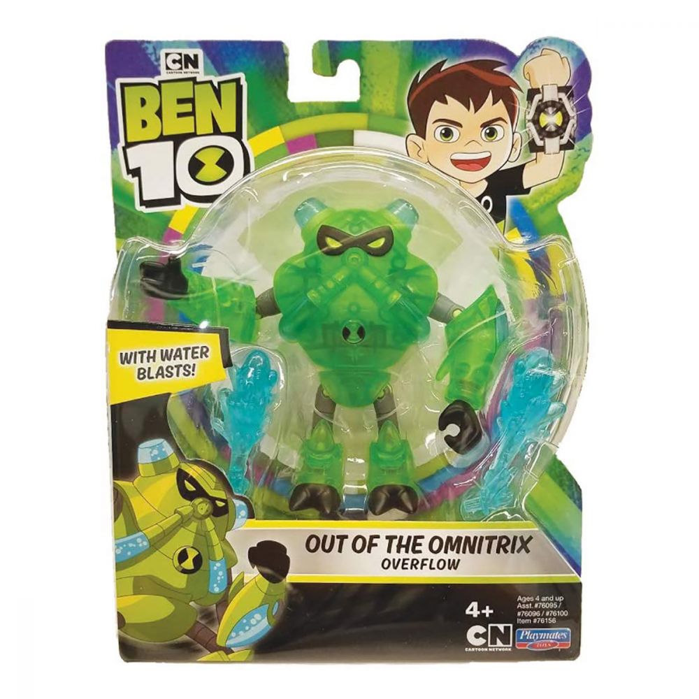 Figurina Ben 10 Out of the Omnitrix, Overflow, 76156, 12 cm