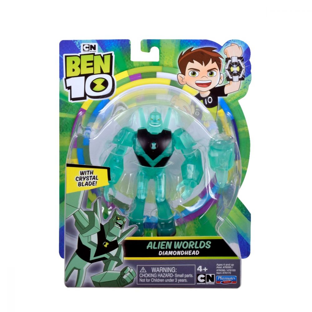 Figurina Ben 10, Alien Worlds, Diamondhead, 12 cm, 76170