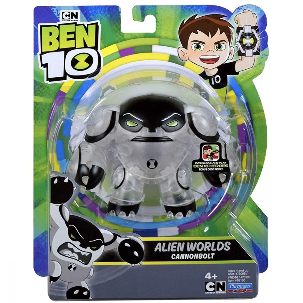 Figurina Ben 10 Alien Worlds, Cannonbolt, 12 cm, 76160