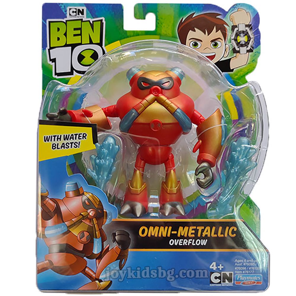 Figurina Ben 10 Omni-Metallic, Overflow, 12 cm, 76177