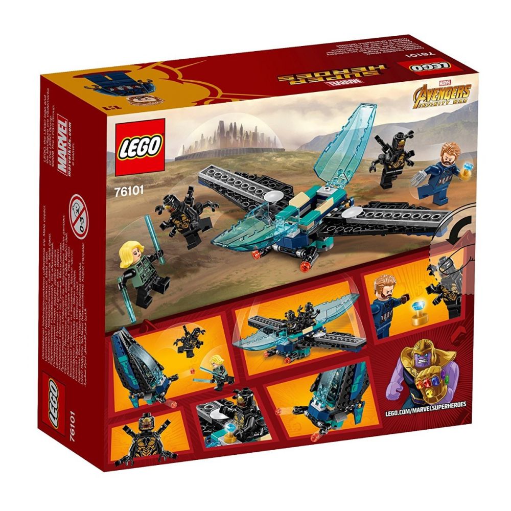LEGO® Marvel Super Heroes - Atacul transportorului de trupe Outrider (76101)