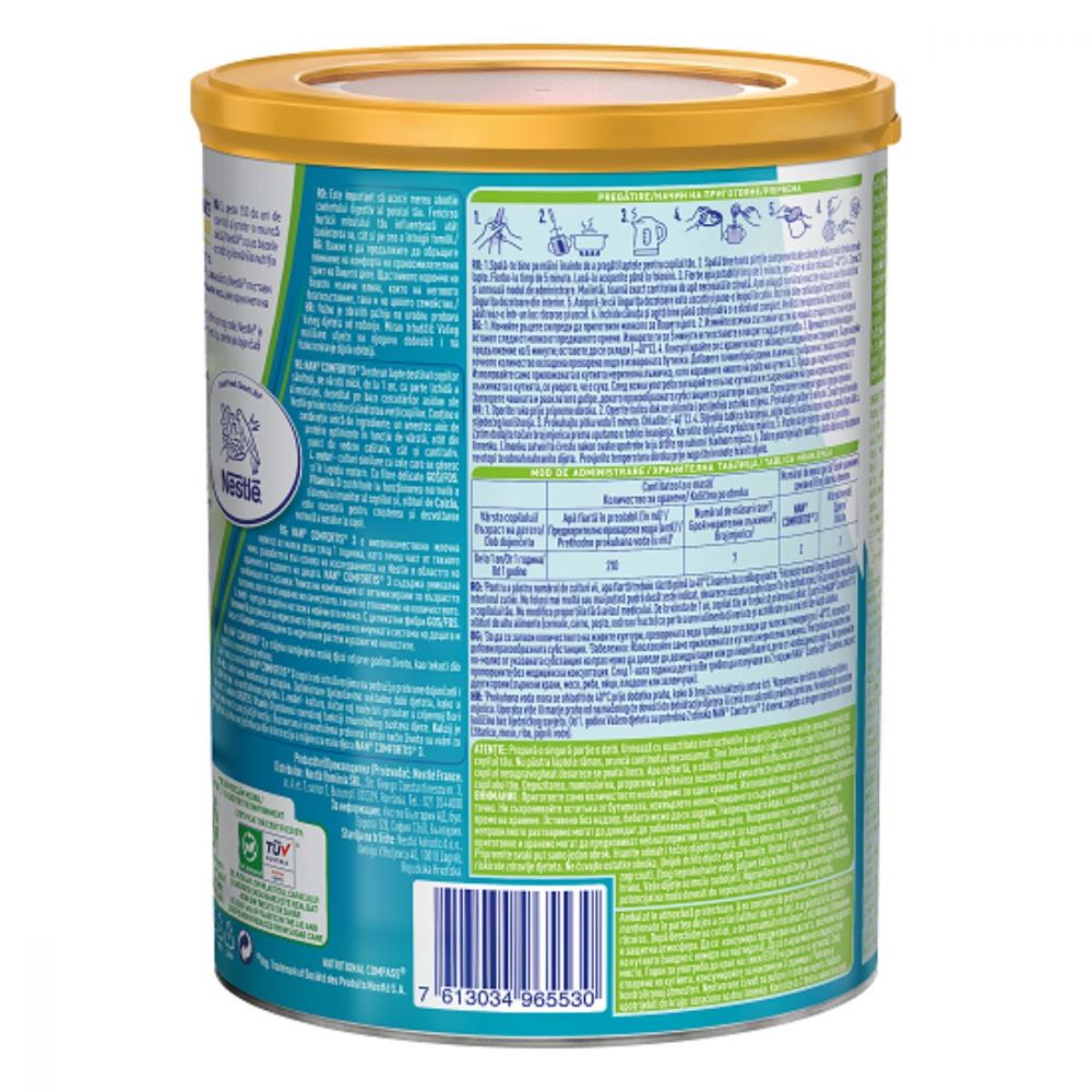 Lapte praf de crestere Nestle NAN 3 Comfortis, 800 g