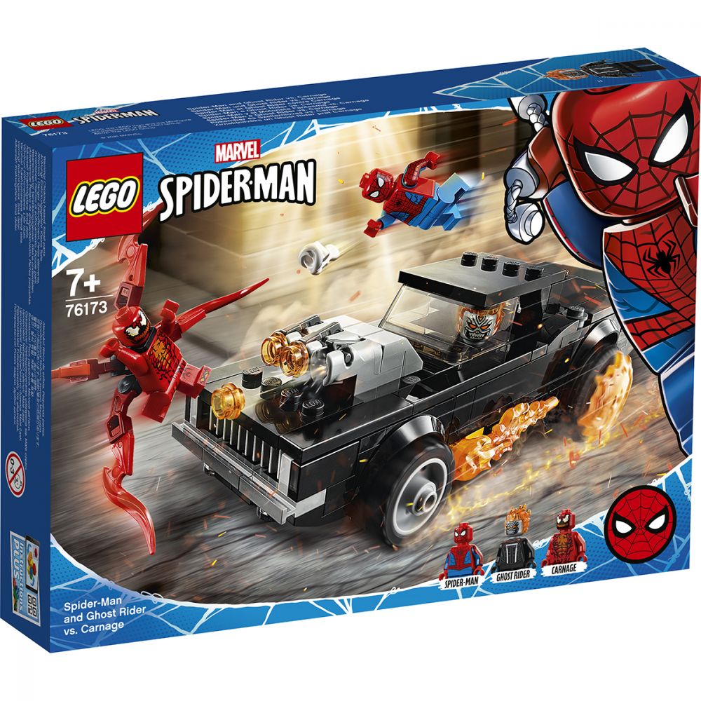 LEGO® Marvel Super Heroes - Omul paianjen si Calaretul fantoma contra Carnage (76173)