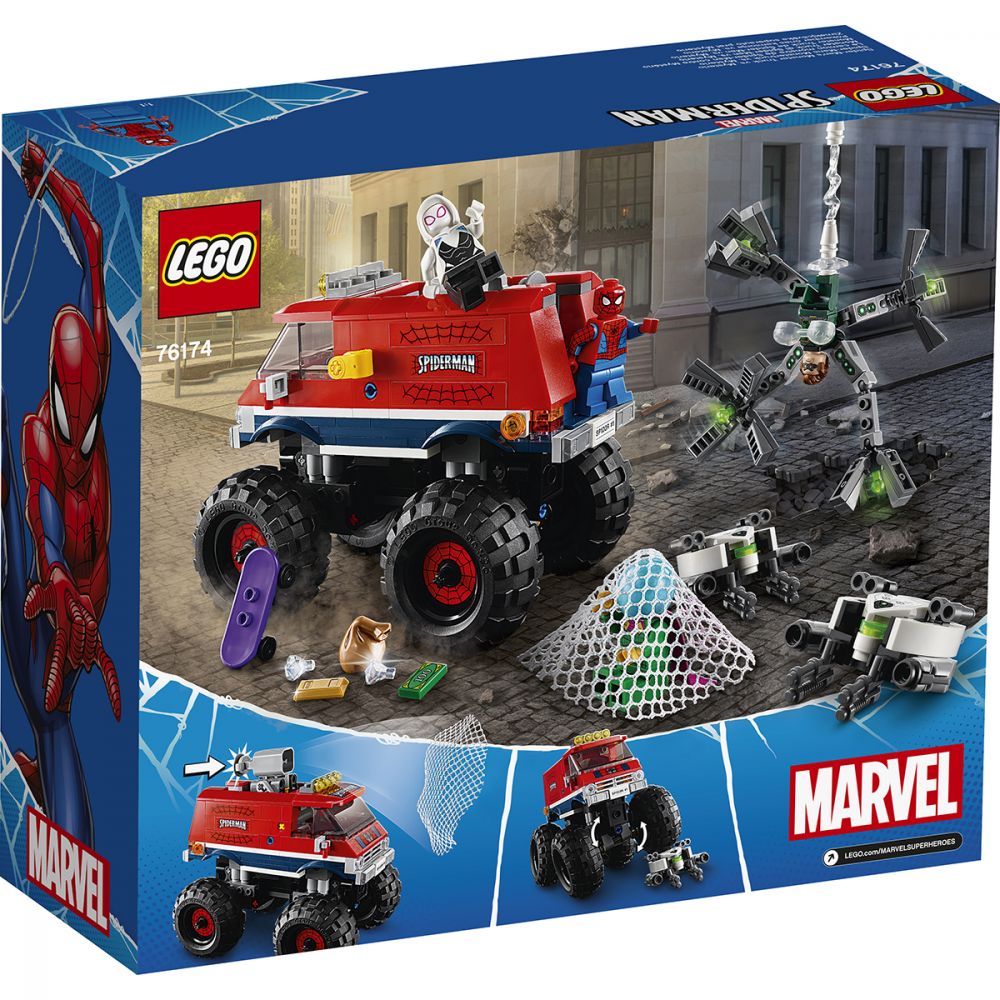 LEGO® Marvel Super Heroes - Camionul gigant al Omului paianjen contra Mysterio (76174)
