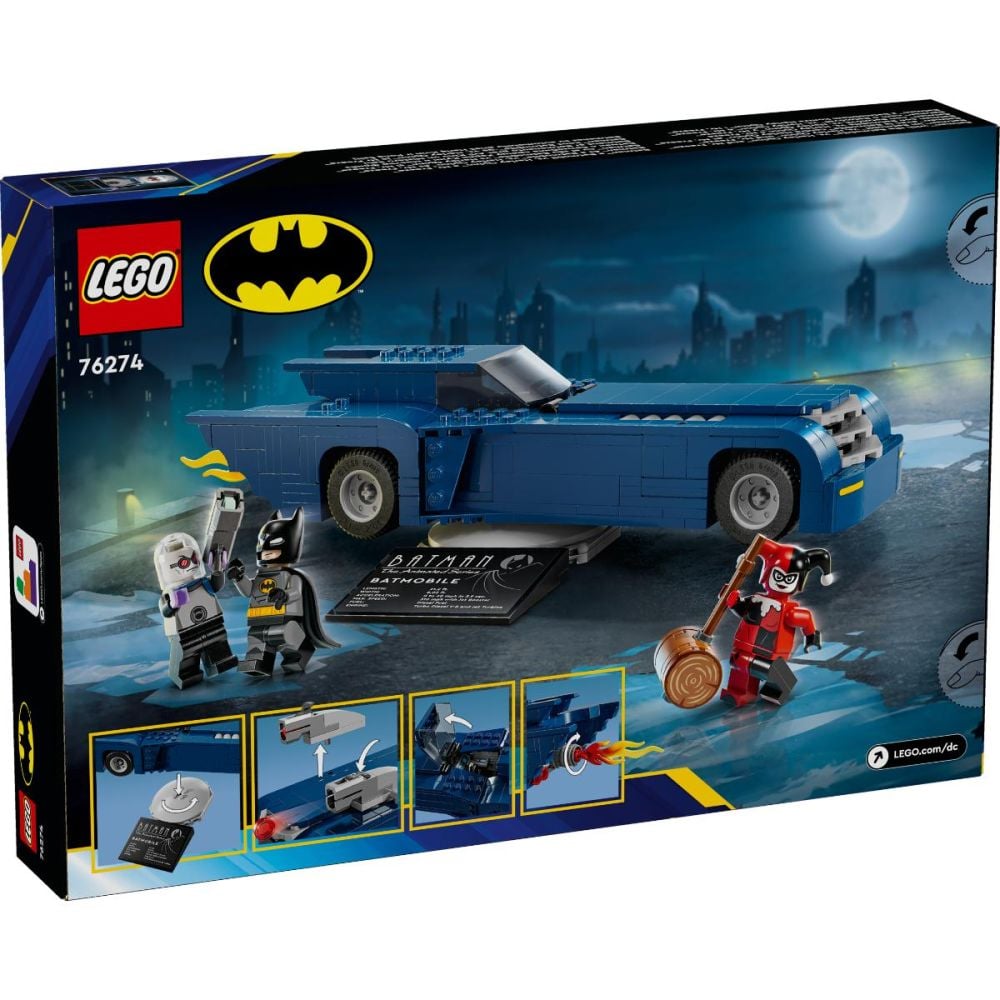 LEGO® Super Heroes - Batman cu al sau Batmobile Vs Harley Quinnsi