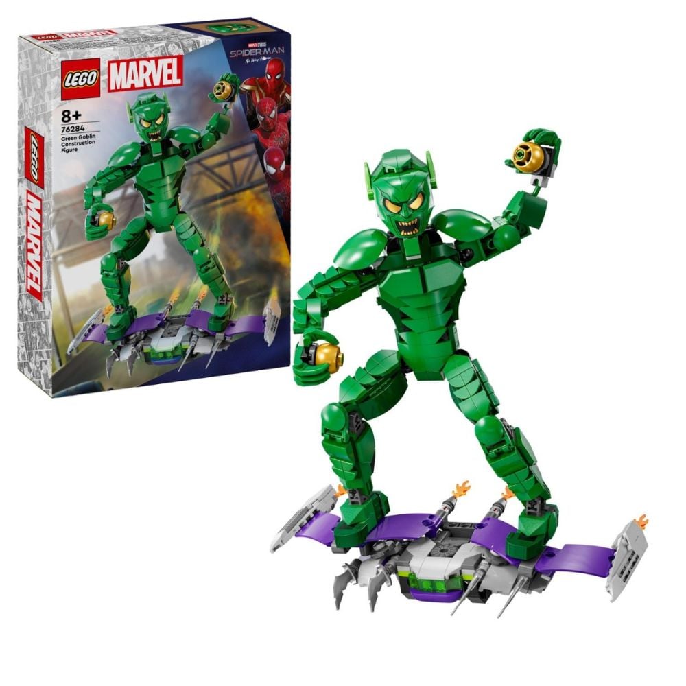 LEGO® Marvel - Figurina de constructie Green Goblin (76284)