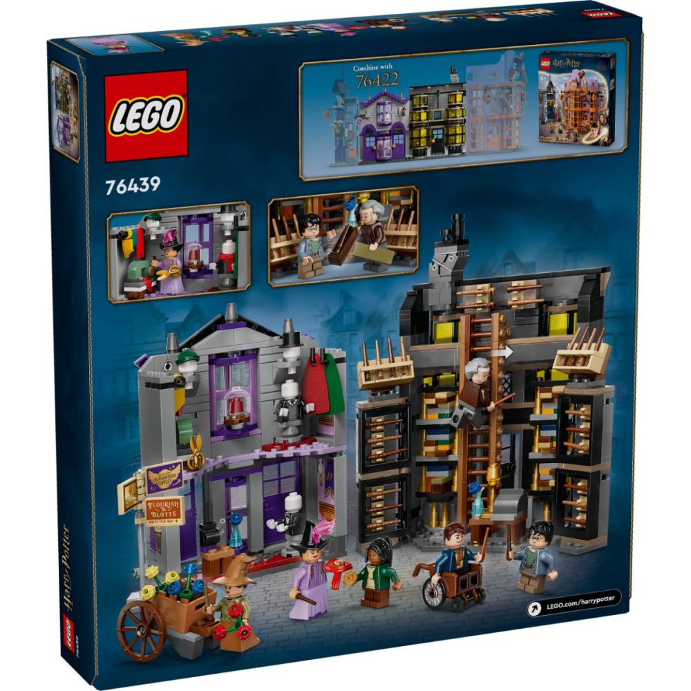 LEGO® Harry Potter - Magazinul de baghete Ollivander si magazinul de haine al lui Madam Malkin (76439)