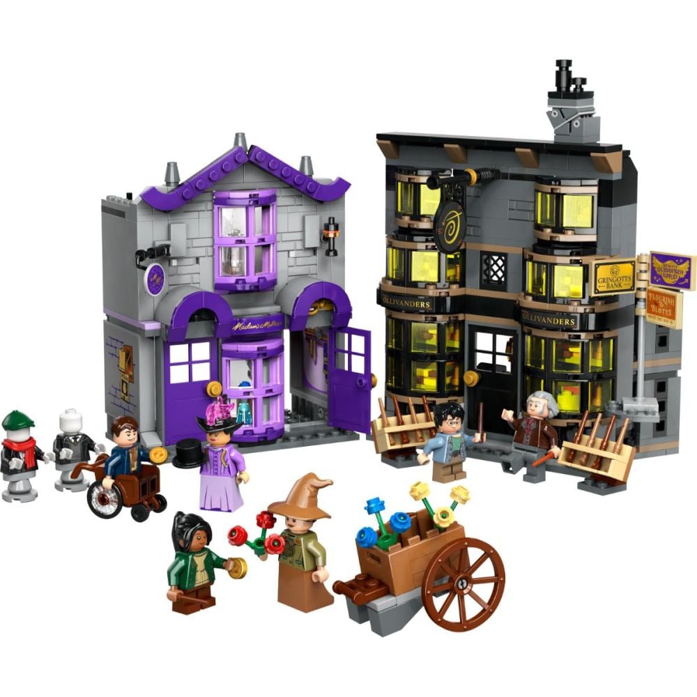 LEGO® Harry Potter - Magazinul de baghete Ollivander si magazinul de haine al lui Madam Malkin (76439)