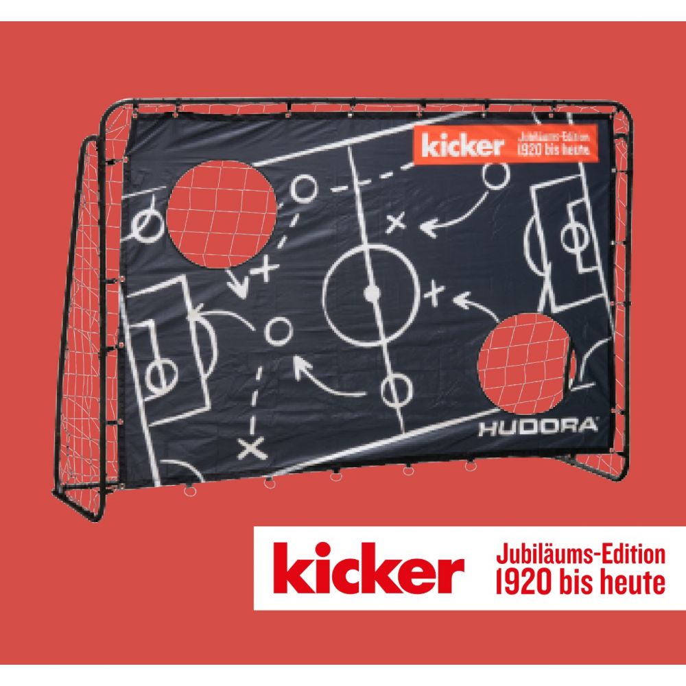Set antrenament fotbal Hudora Kicker Edition, Schema de joc
