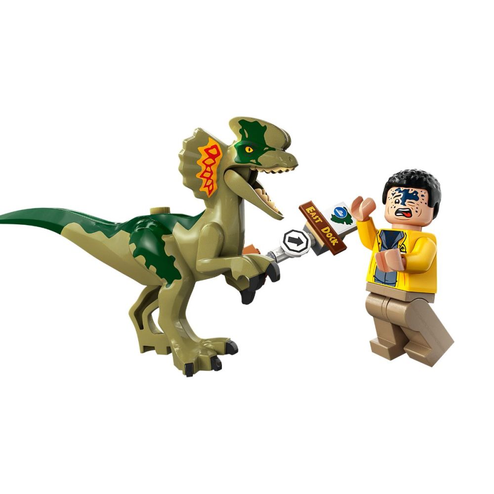 LEGO® Jurassic Park - Ambuscada asupra unui Dilophosaurus (76958)