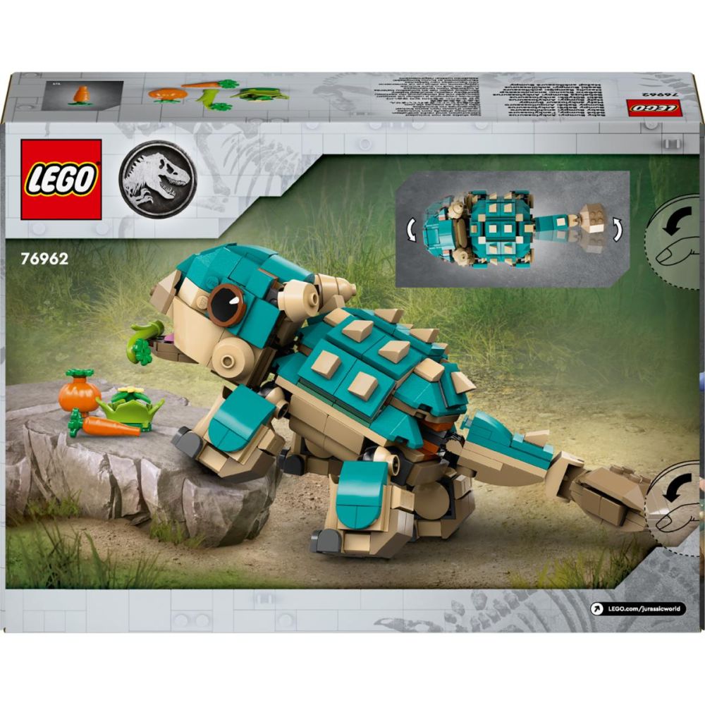 小物 BUMPY LEGO® Jurassic World - Bebelusa Bumpy - Ankylosaurus (76962) | Noriel