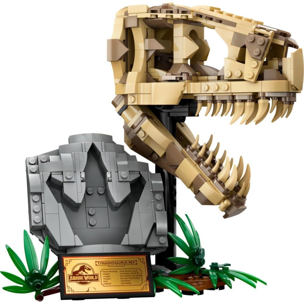 LEGO® Jurassic World - Fosile de dinozaur: craniu de T-rex (76964)