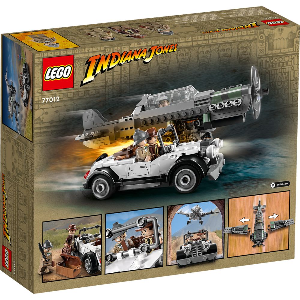 LEGO® Indiana Jones - Urmarire cu avionul de vanatoare (77012)