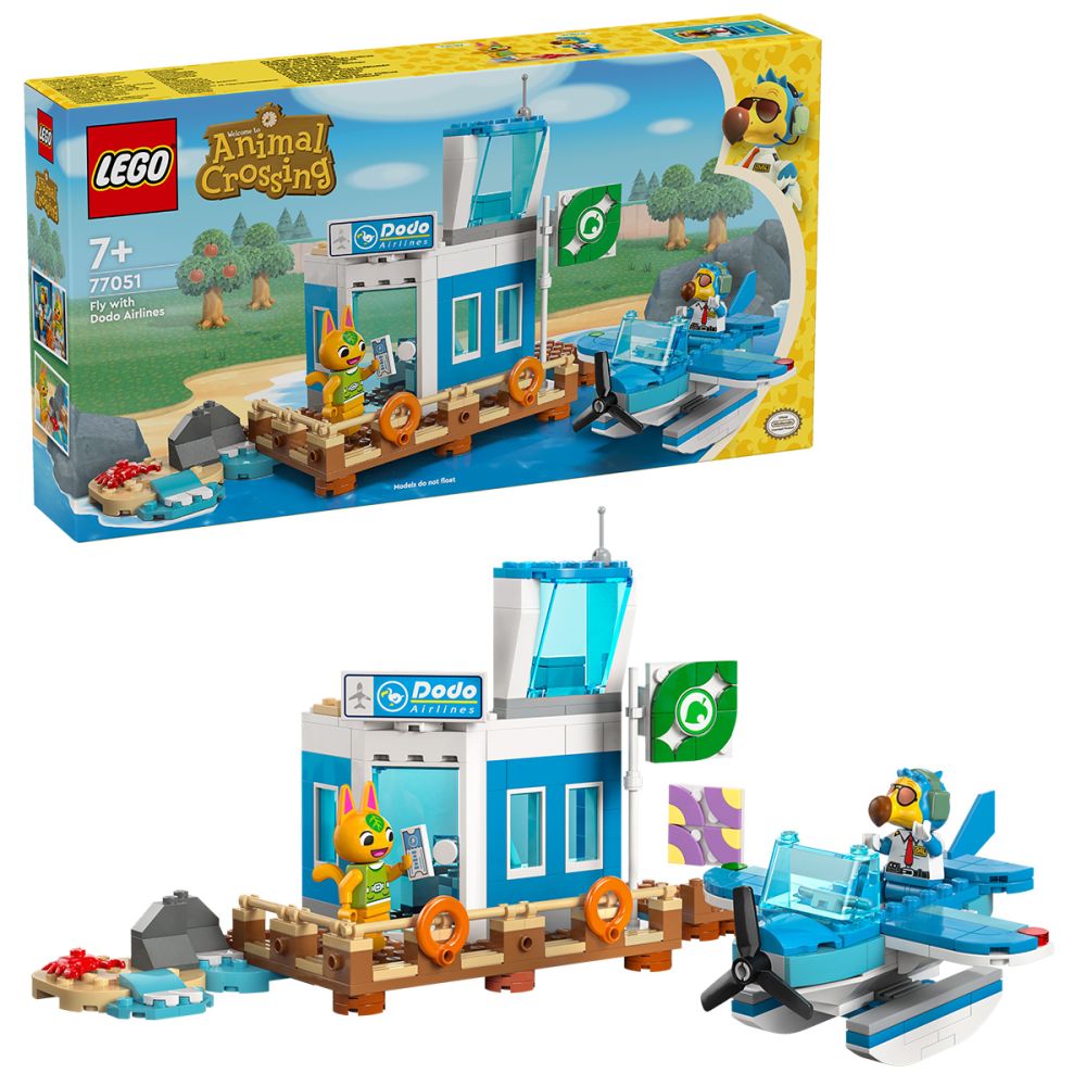 LEGO® Animal Crossing - Zboara cu Dodo Airlines (77051)